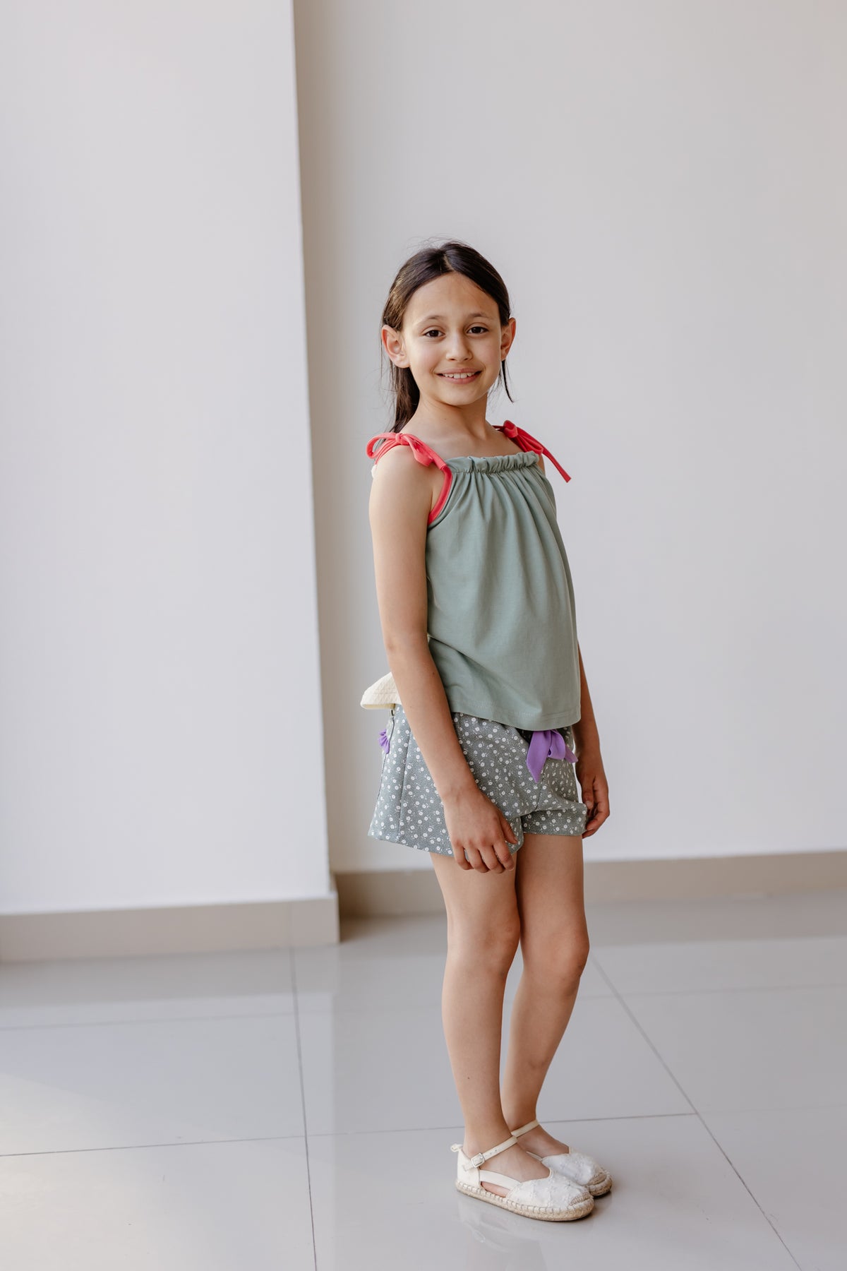 Short Pastel Lazo Lila