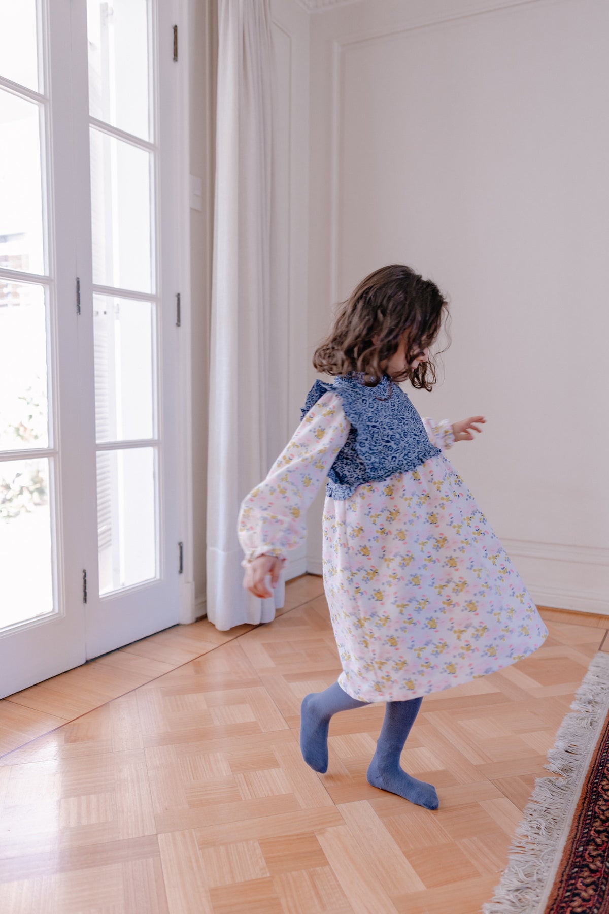 Vestido Jardín Azul💙