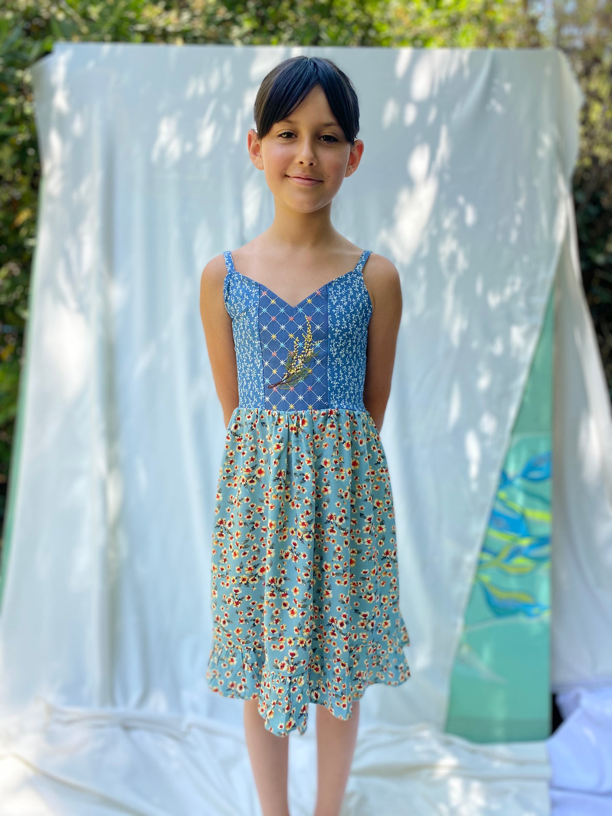 😍Vestido Aromo Bordado 4 años ☺️