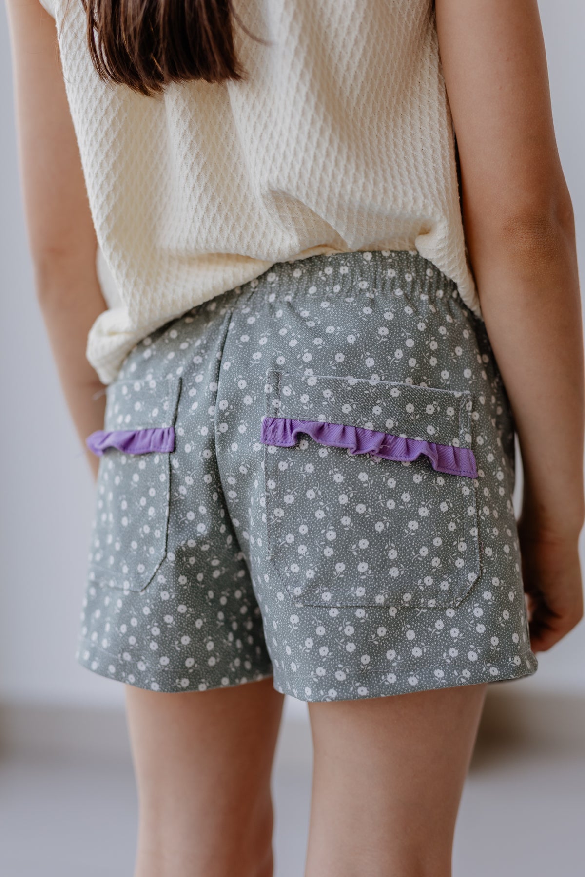 Short Pastel Lazo Lila