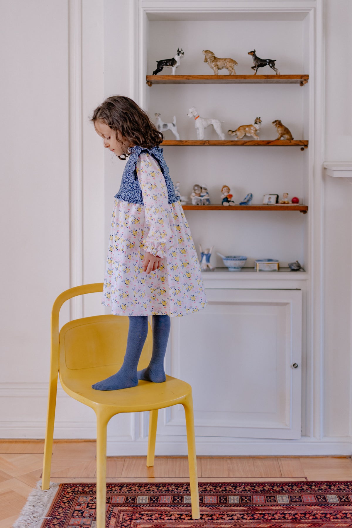 Vestido Jardín Azul💙