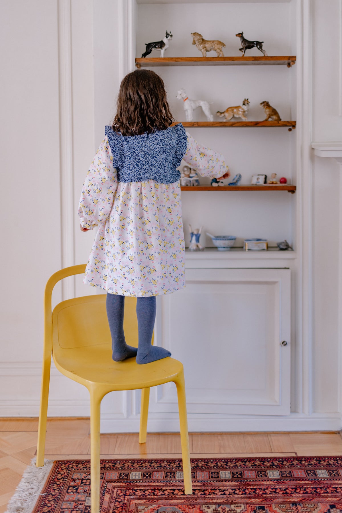 Vestido Jardín Azul💙