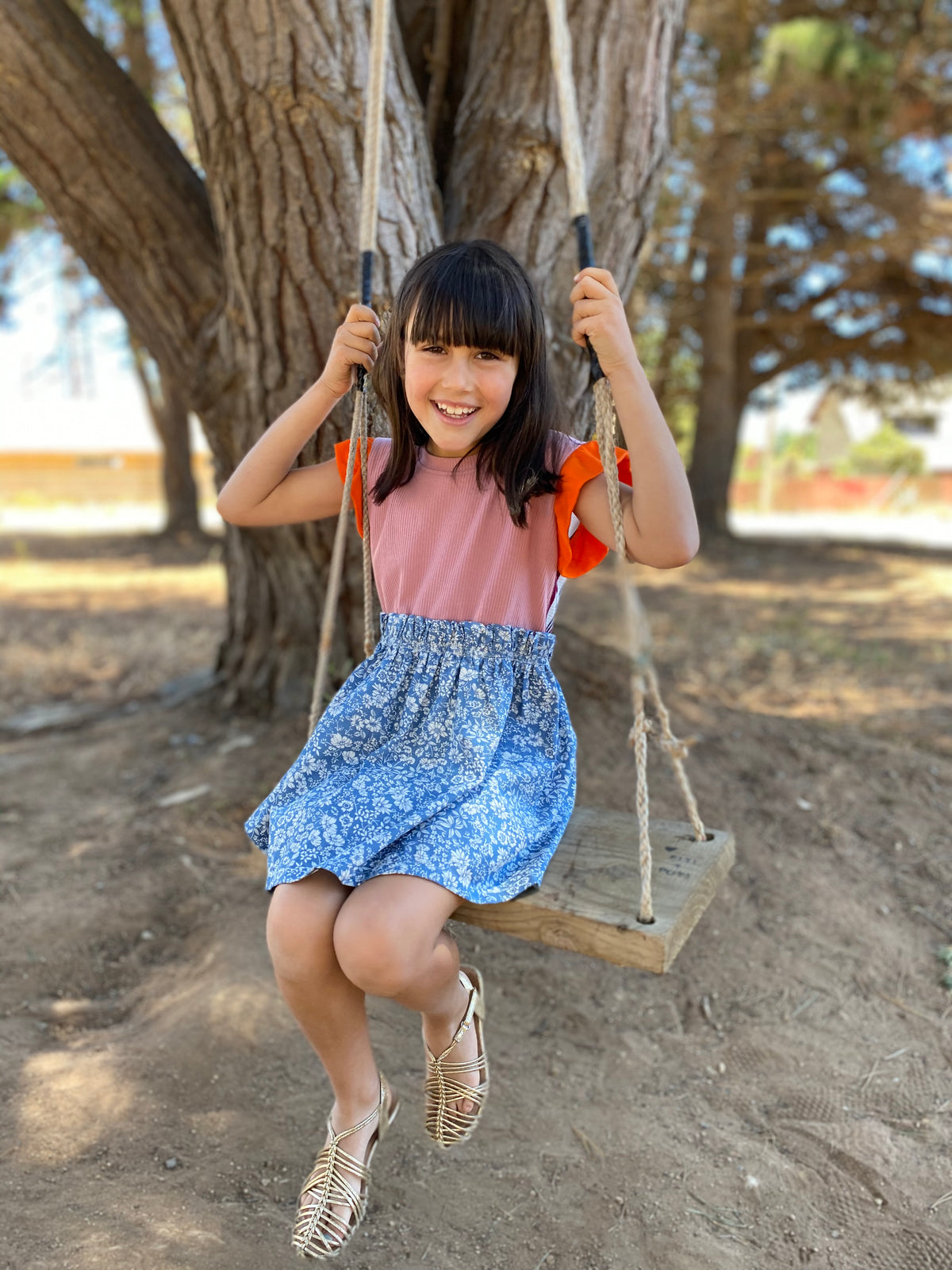 Vestido Tenida Flúor 2 años