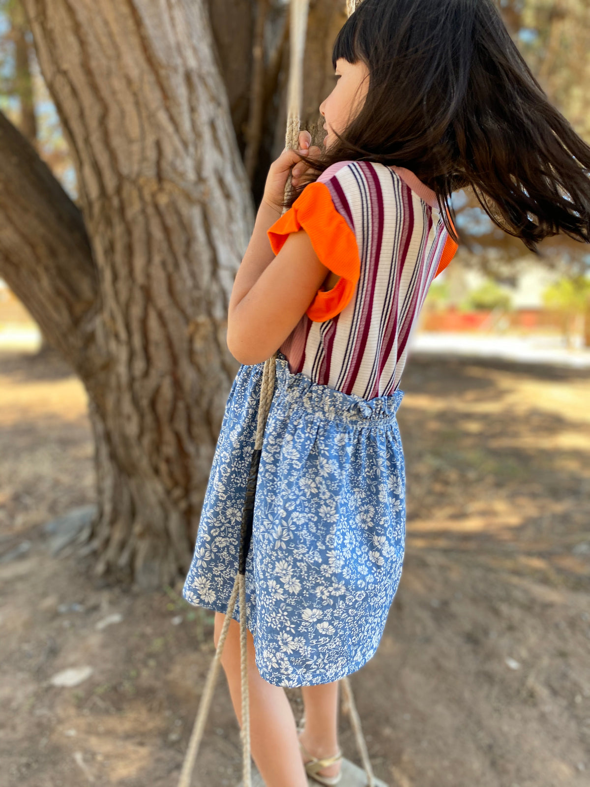 Vestido Tenida Flúor 2 años