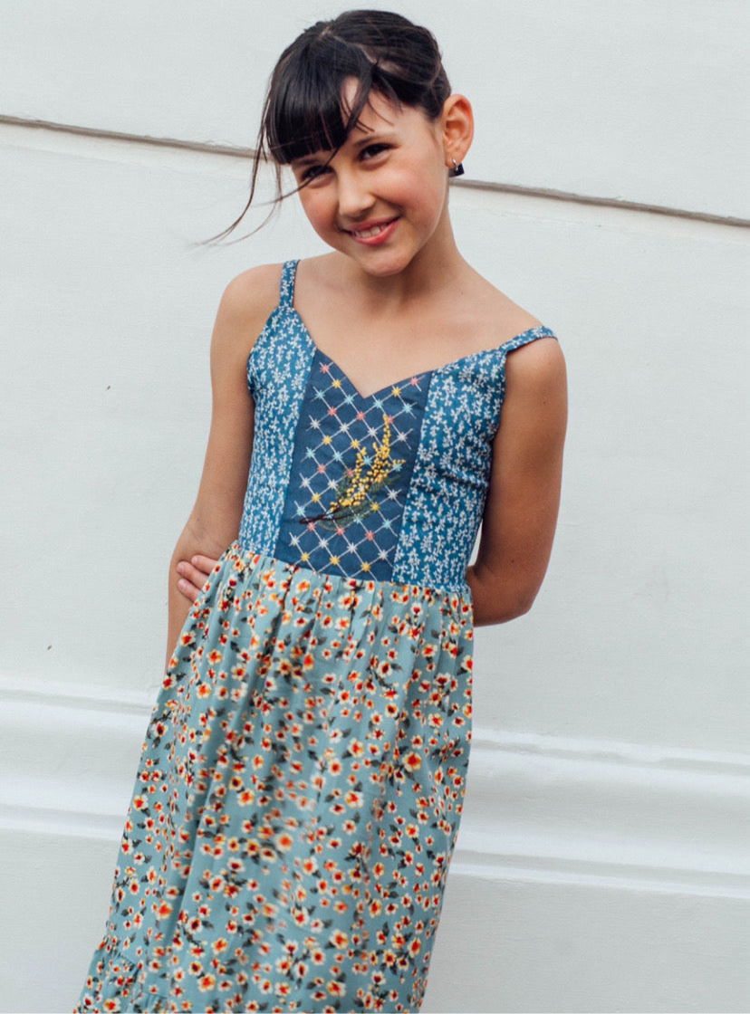 😍Vestido Aromo Bordado 4 años ☺️