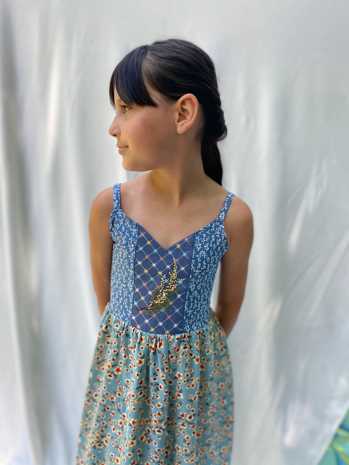 😍Vestido Aromo Bordado 4 años ☺️