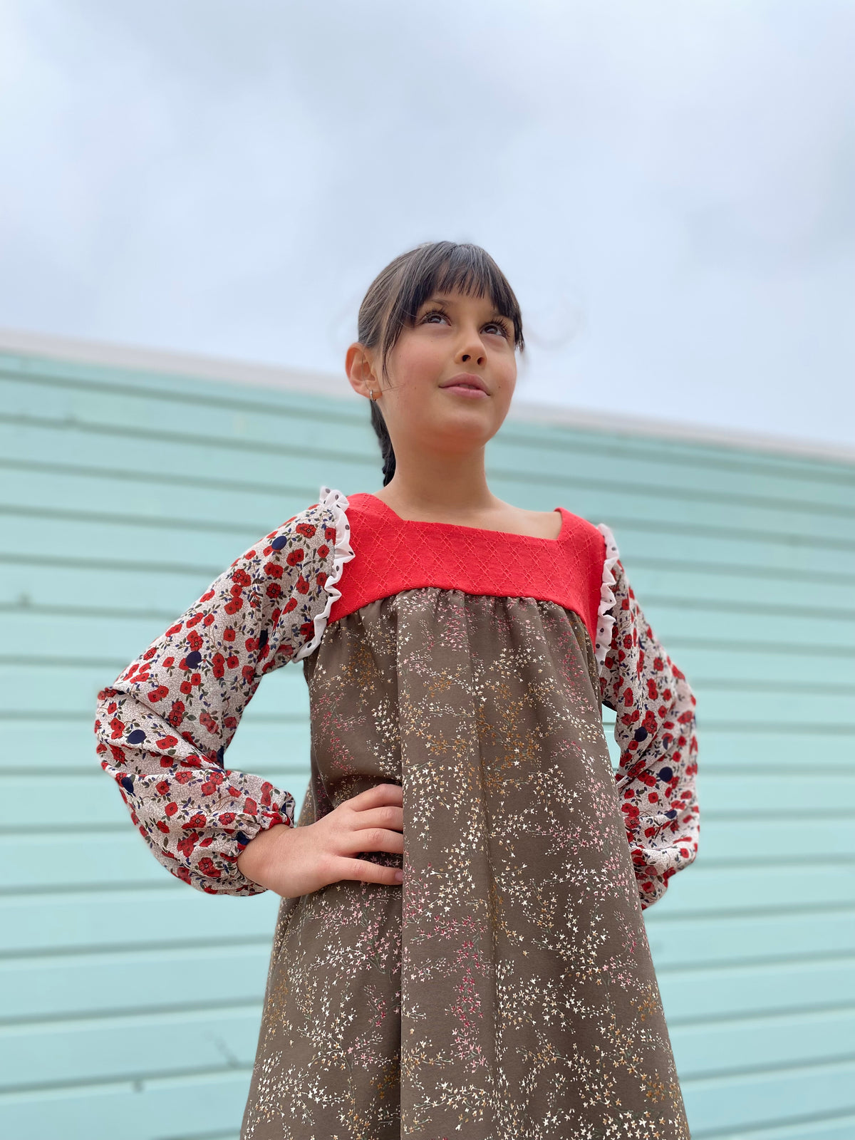 Vestido Sendero Carmín ❤️