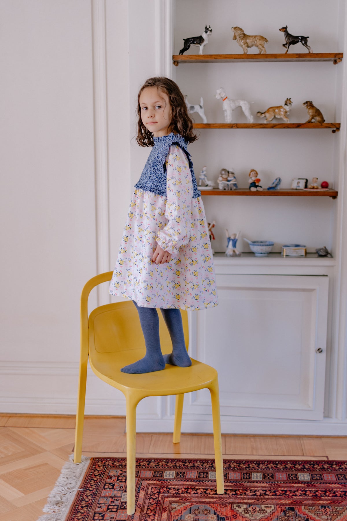 Vestido Jardín Azul💙