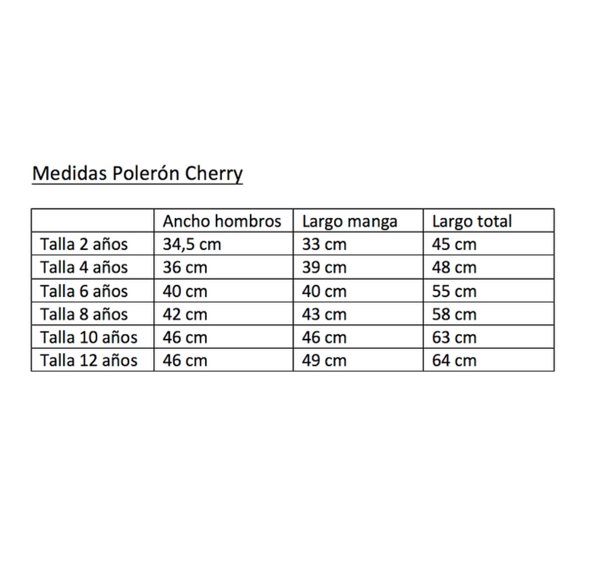 Polerón Cherry