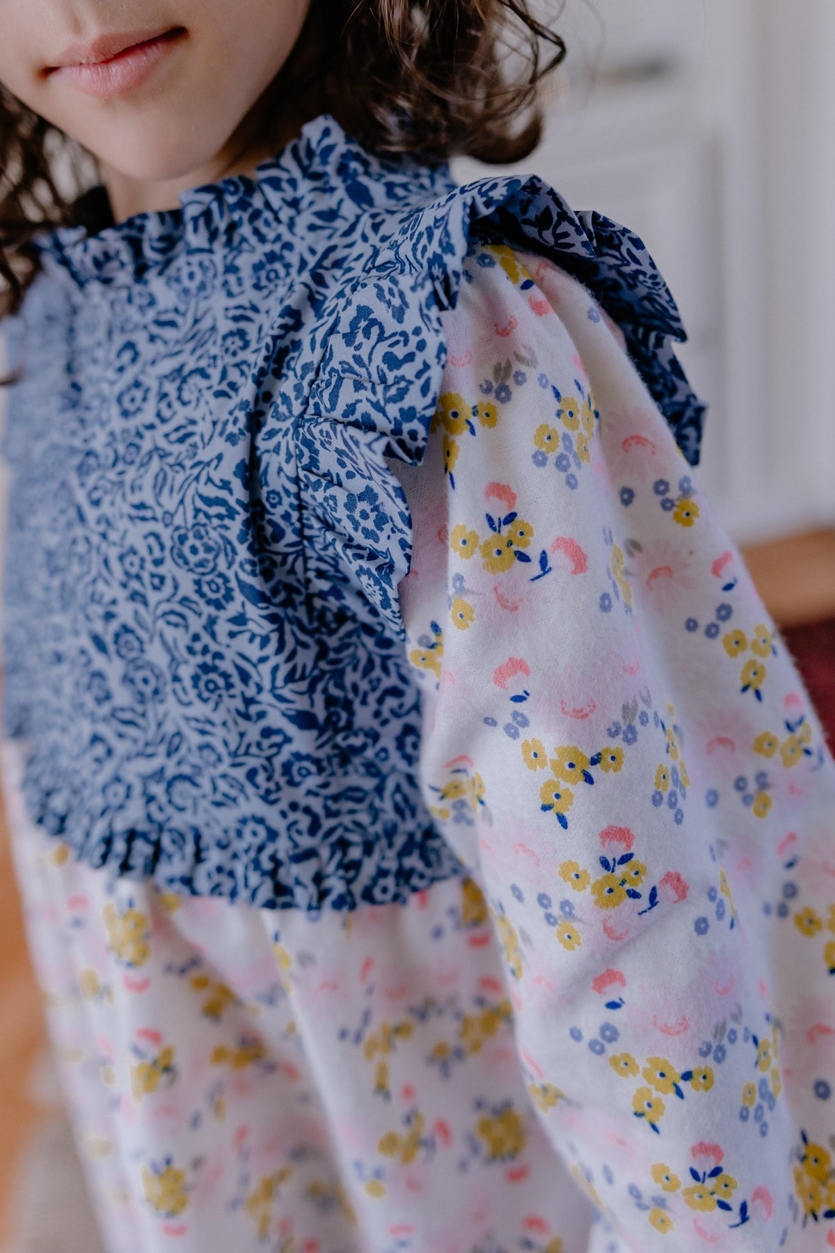 Vestido Jardín Azul💙