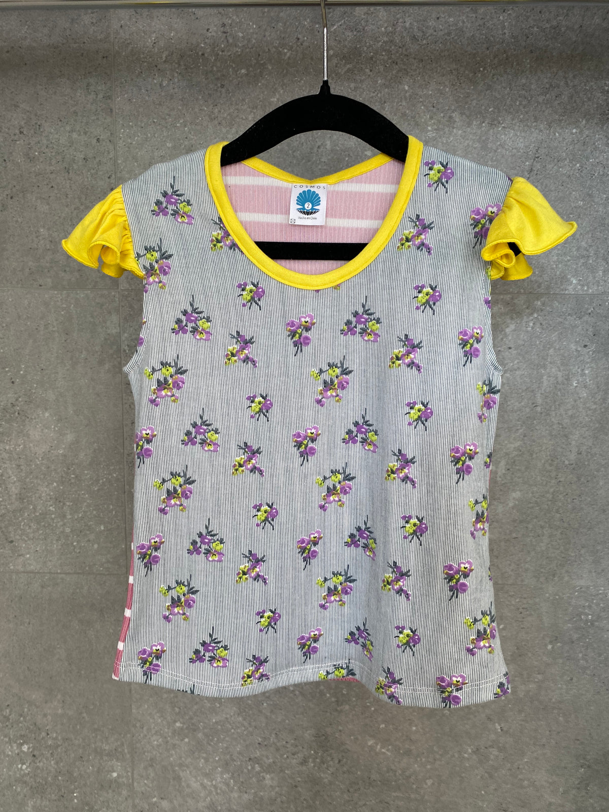Polera Chispa Gris 2 años