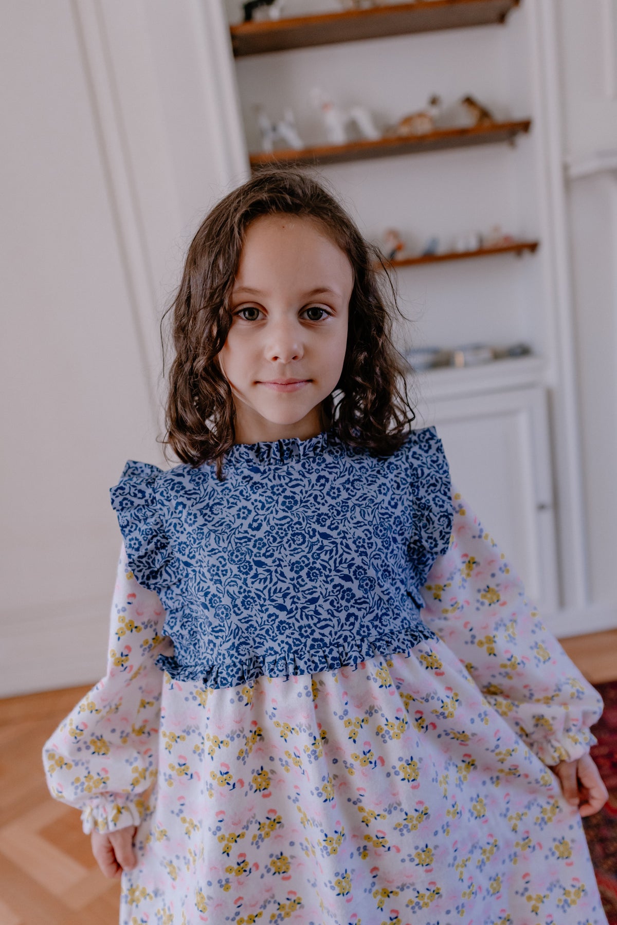 Vestido Jardín Azul💙