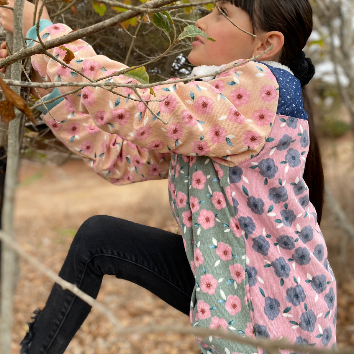 Chaqueta Cotelé Flores 9/10 años