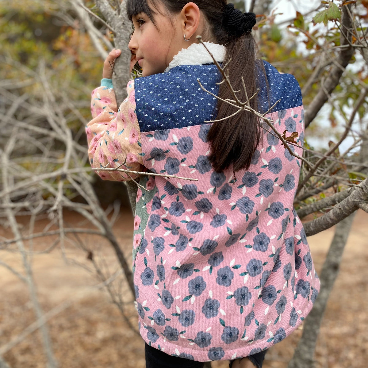 Chaqueta Cotelé Flores 9/10 años