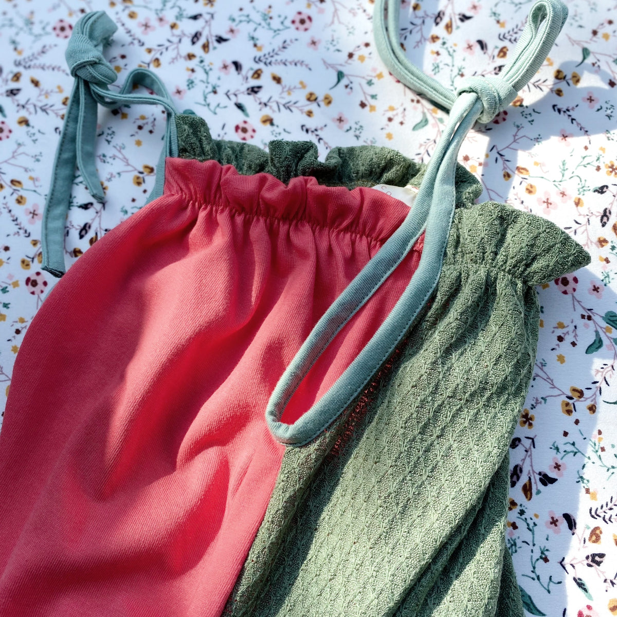 Polera Campanilla Verde y Sandía