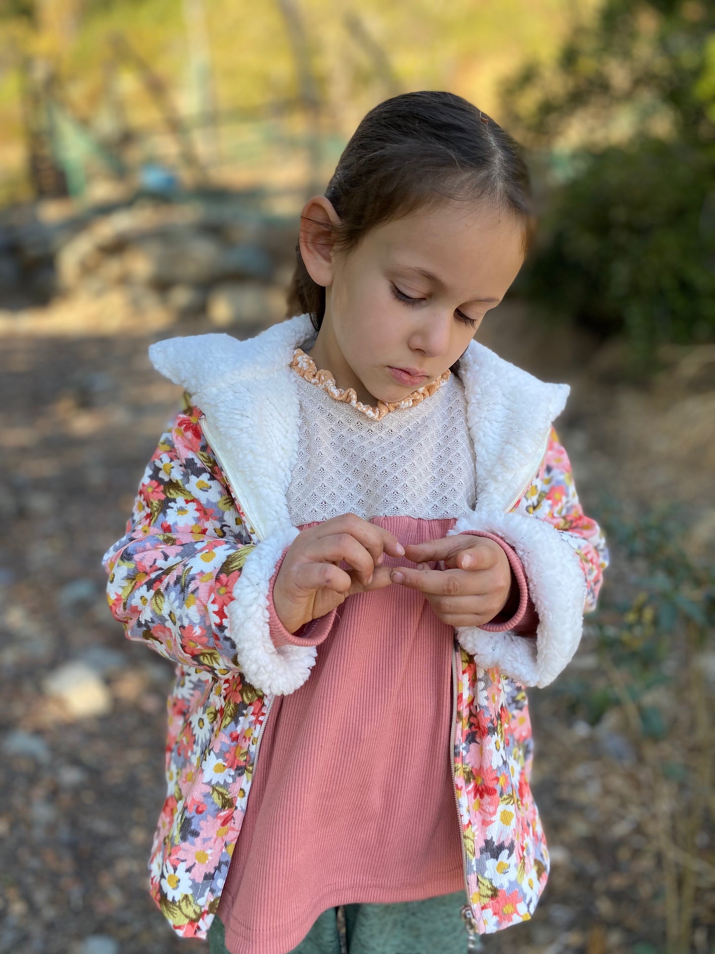 Chaqueta Niña Pradera, aún sueño esta chaqueta 🦢🧡