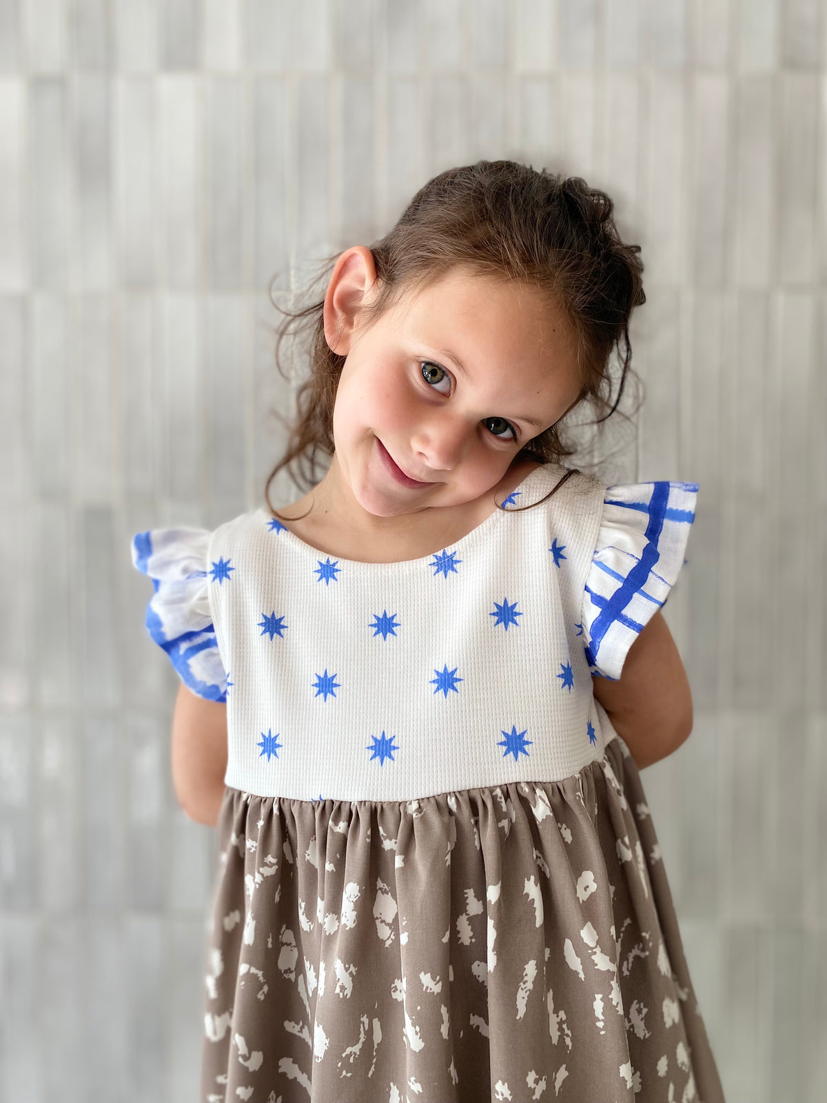 Vestido Estrellado Celeste