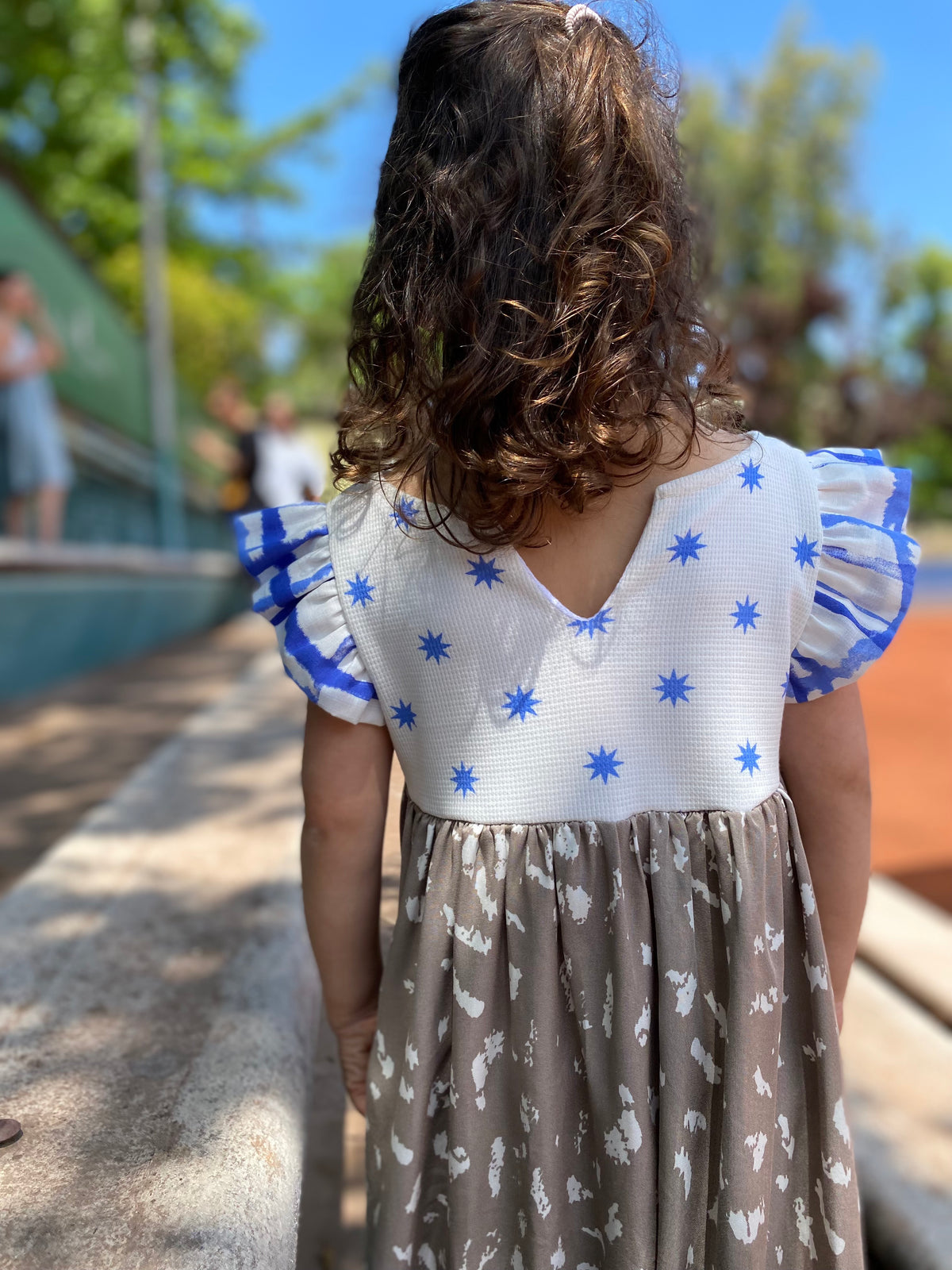 Vestido Estrellado Celeste