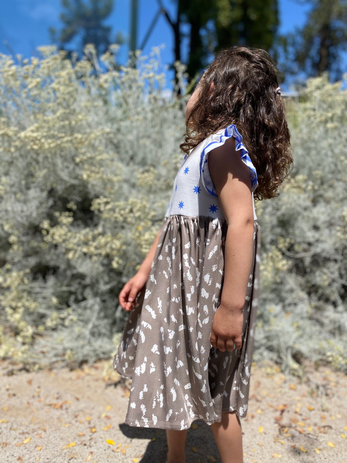 Vestido Estrellado Celeste