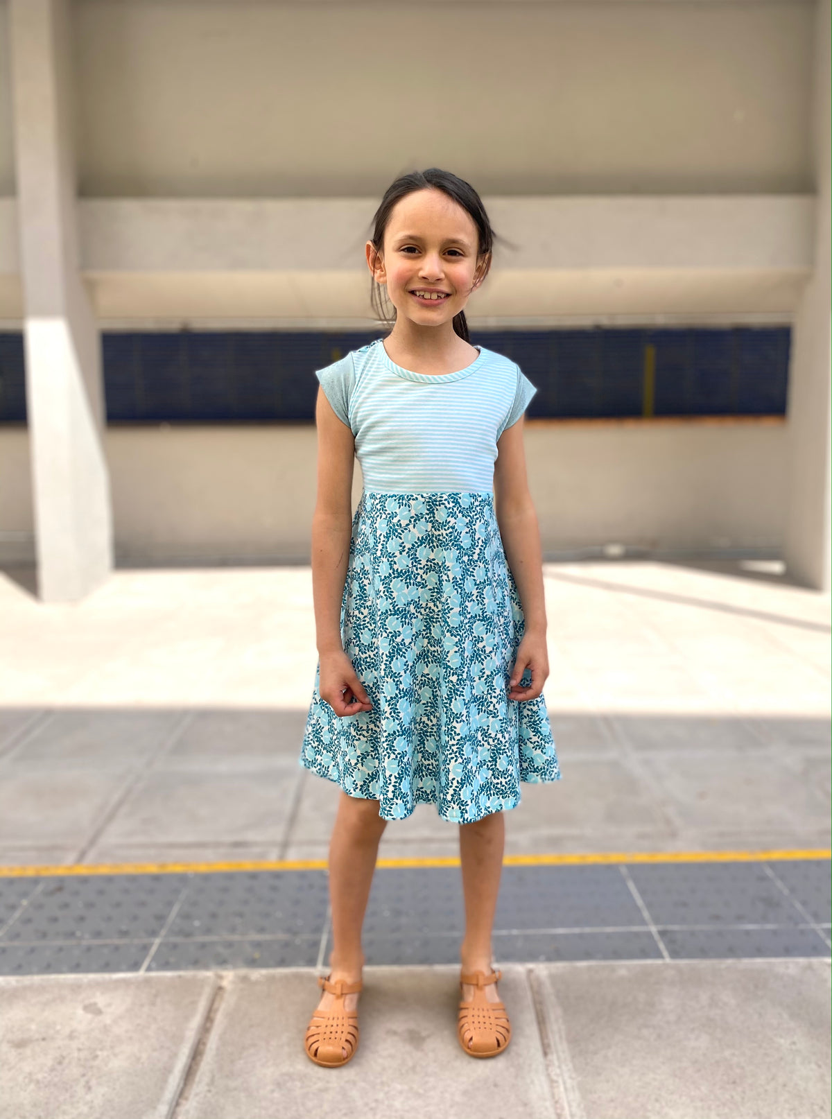 Vestido Aguamarina 2 años