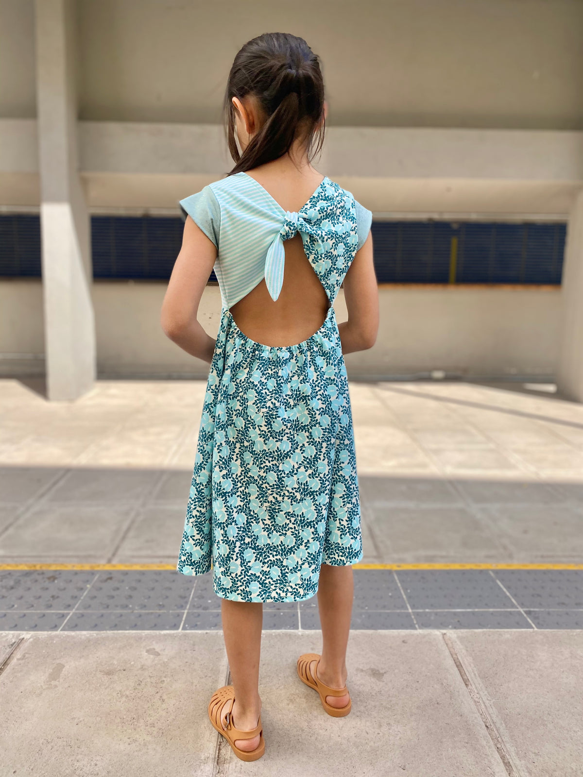 Vestido Aguamarina 2 años