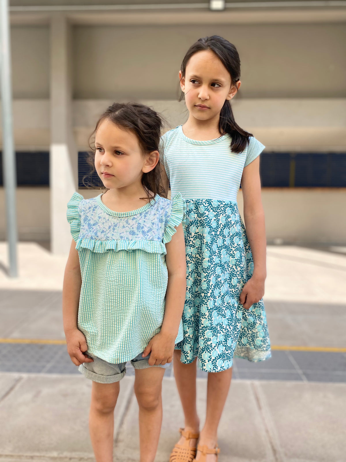 Vestido Aguamarina 2 años
