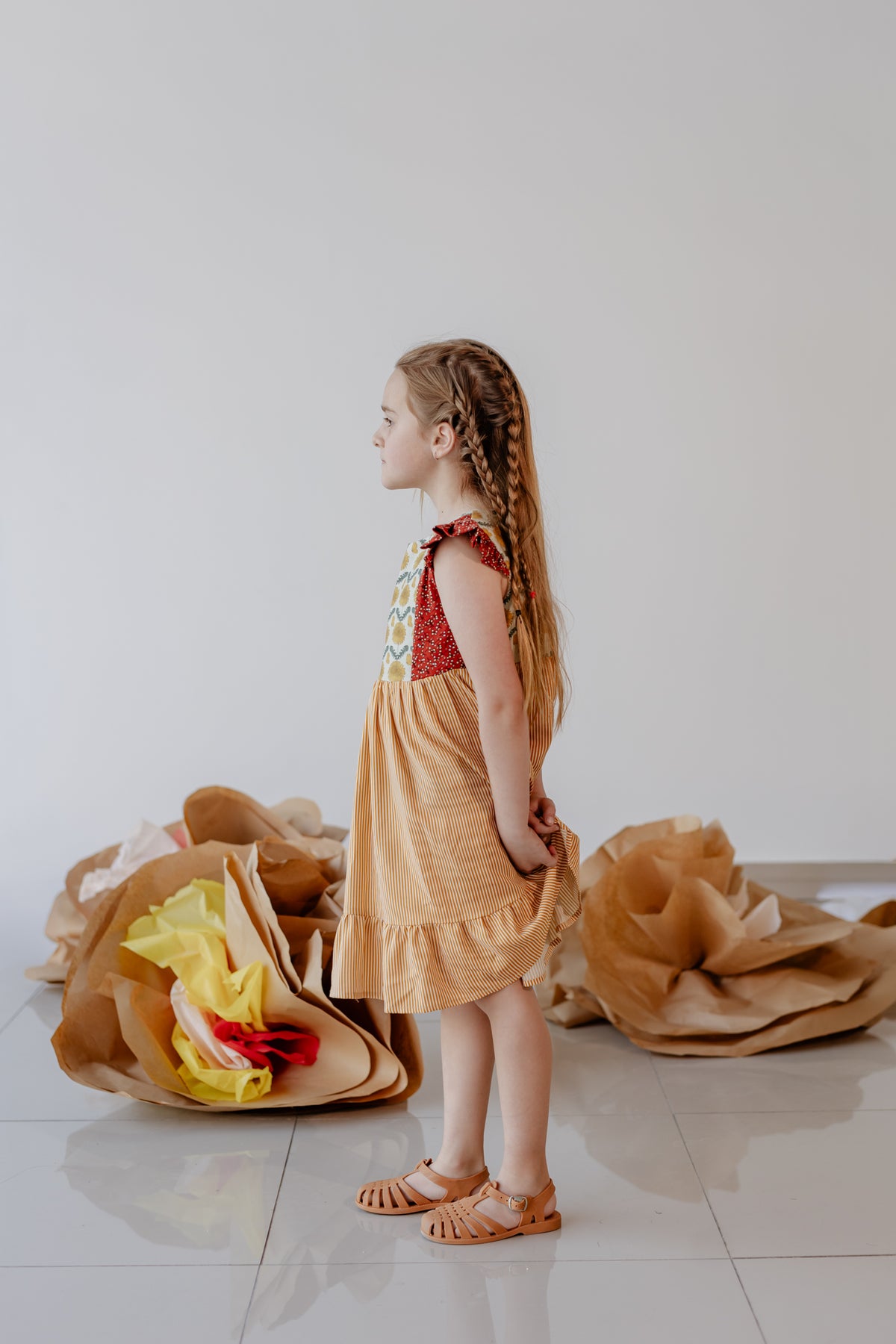 Vestido Girasol 🌻 en 4 y 10 años