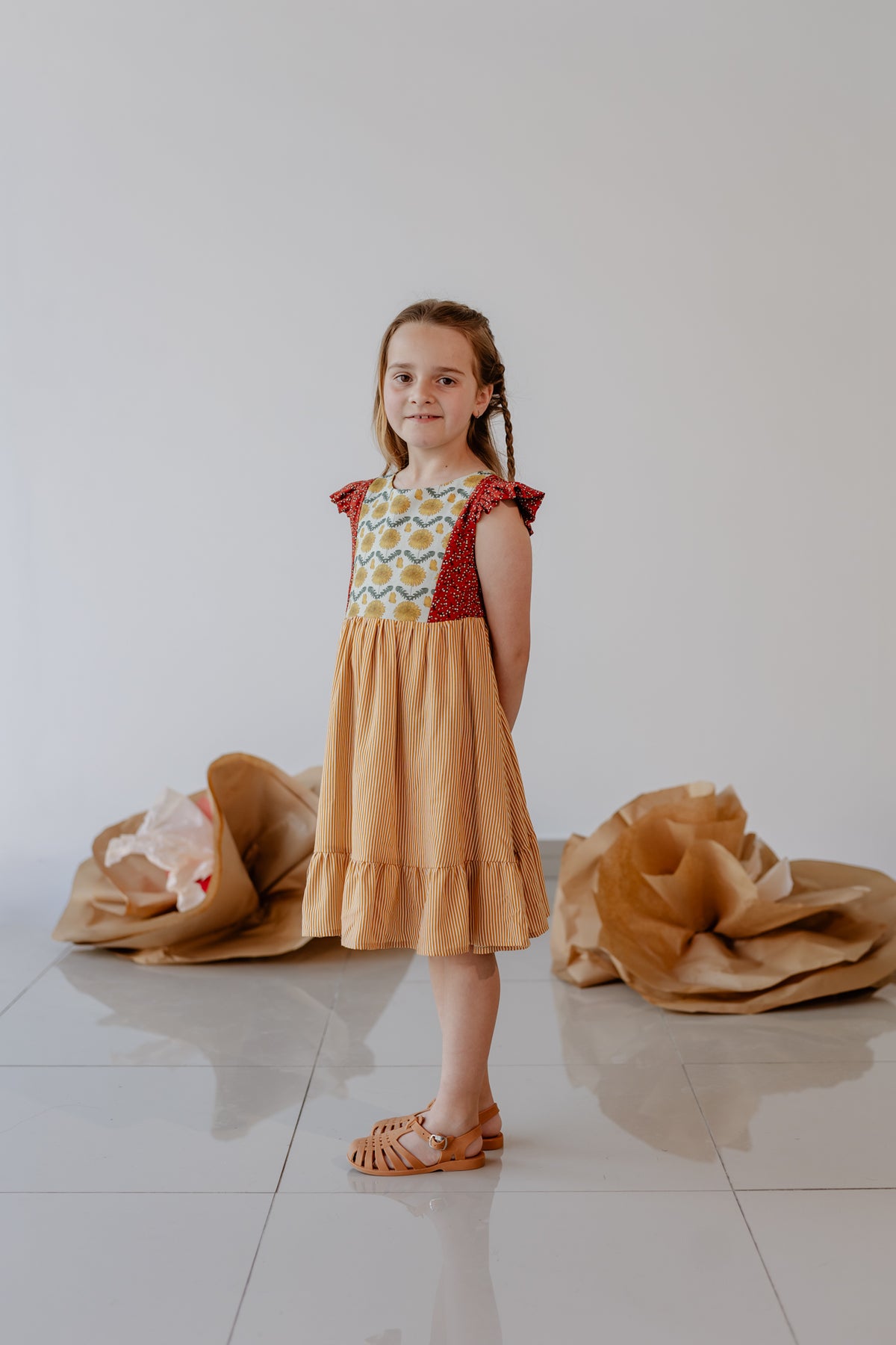 Vestido Girasol 🌻 en 4 y 10 años