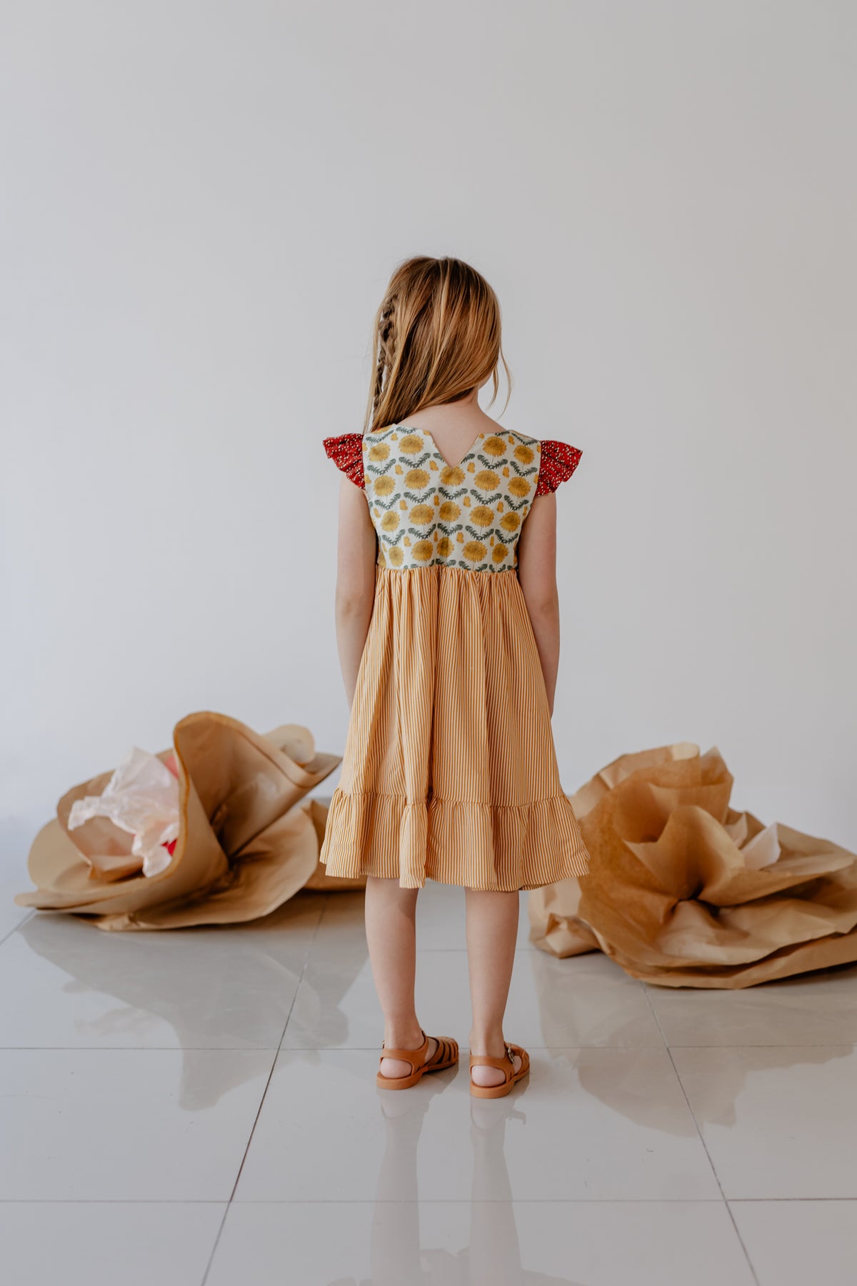 Vestido Girasol 🌻 en 4 y 10 años