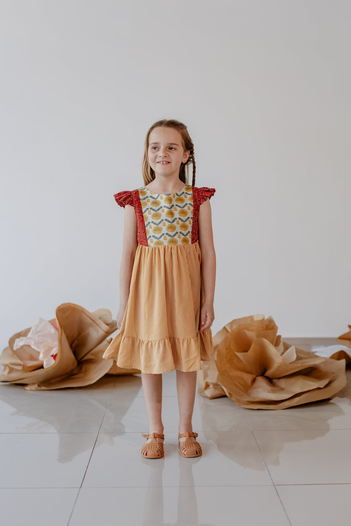 Vestido Girasol 🌻 en 4 y 10 años