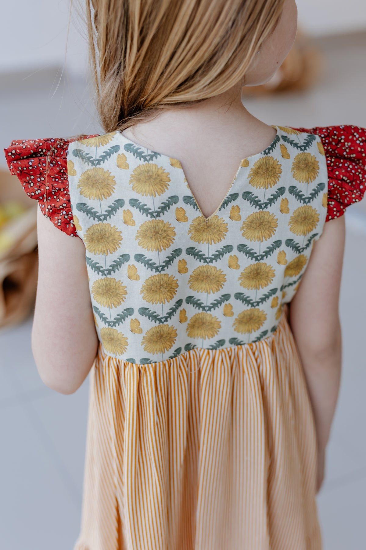 Vestido Girasol 🌻 en 4 y 10 años