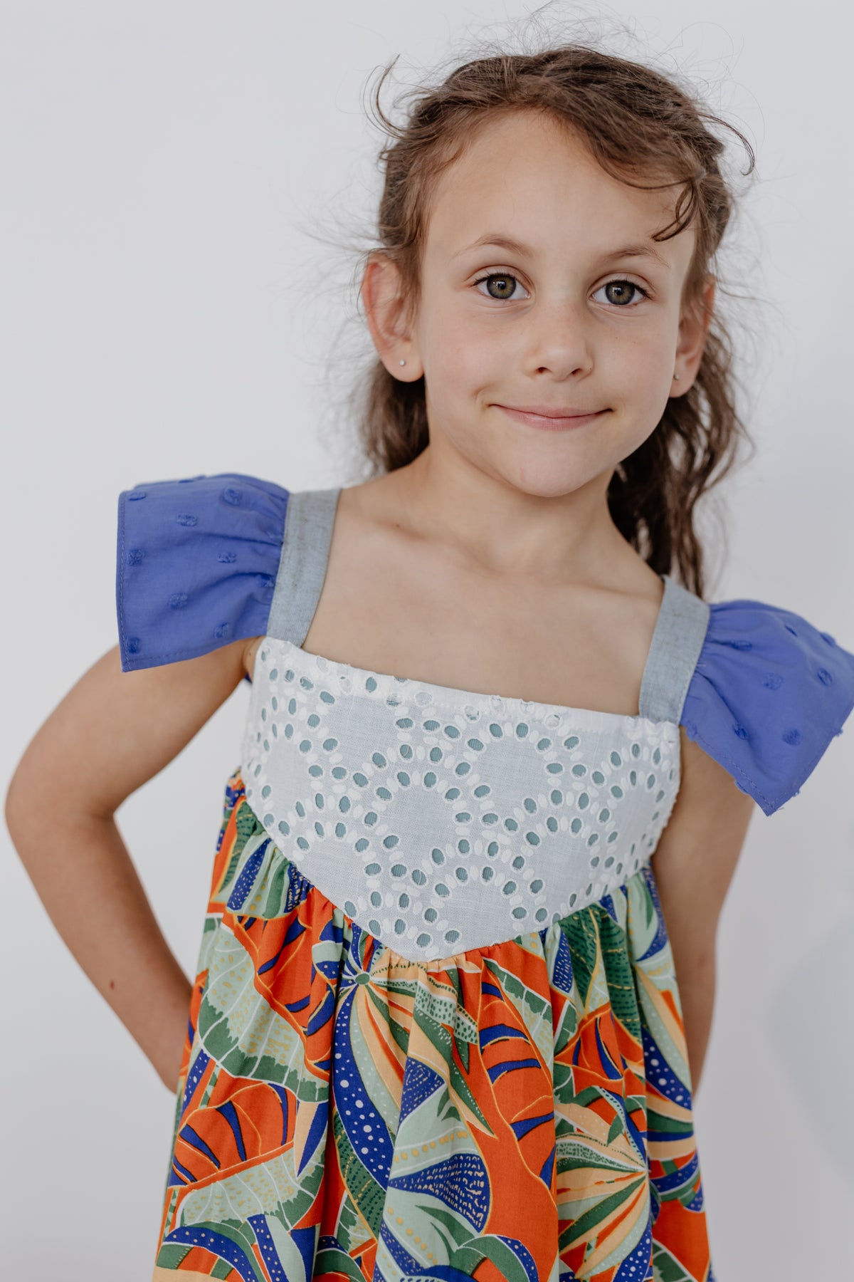 Vestido Canto Azul 12 años