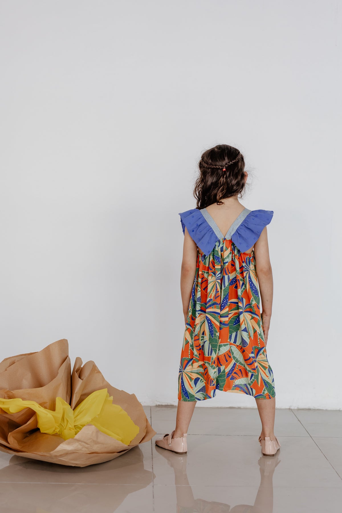Vestido Canto Azul 12 años