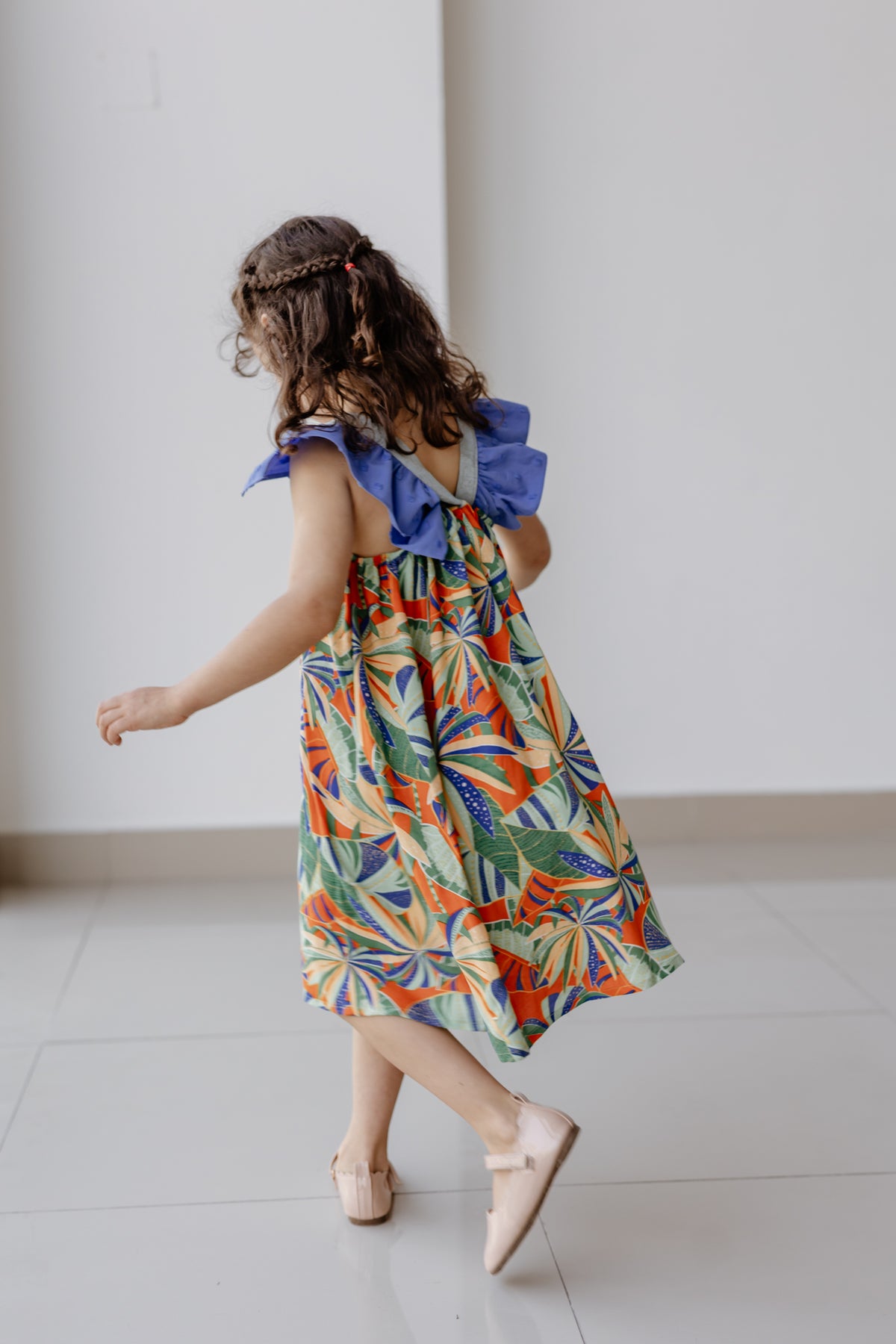 Vestido Canto Azul 12 años