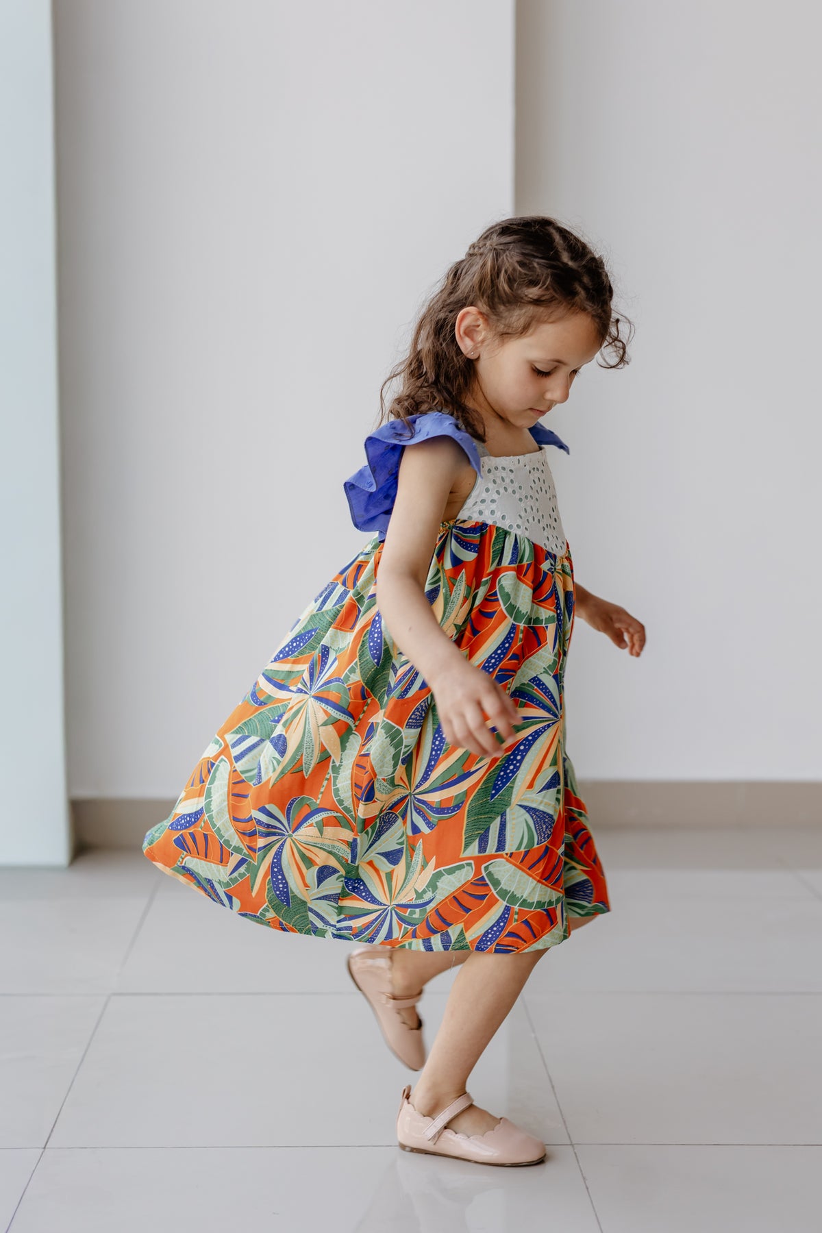 Vestido Canto Azul 12 años