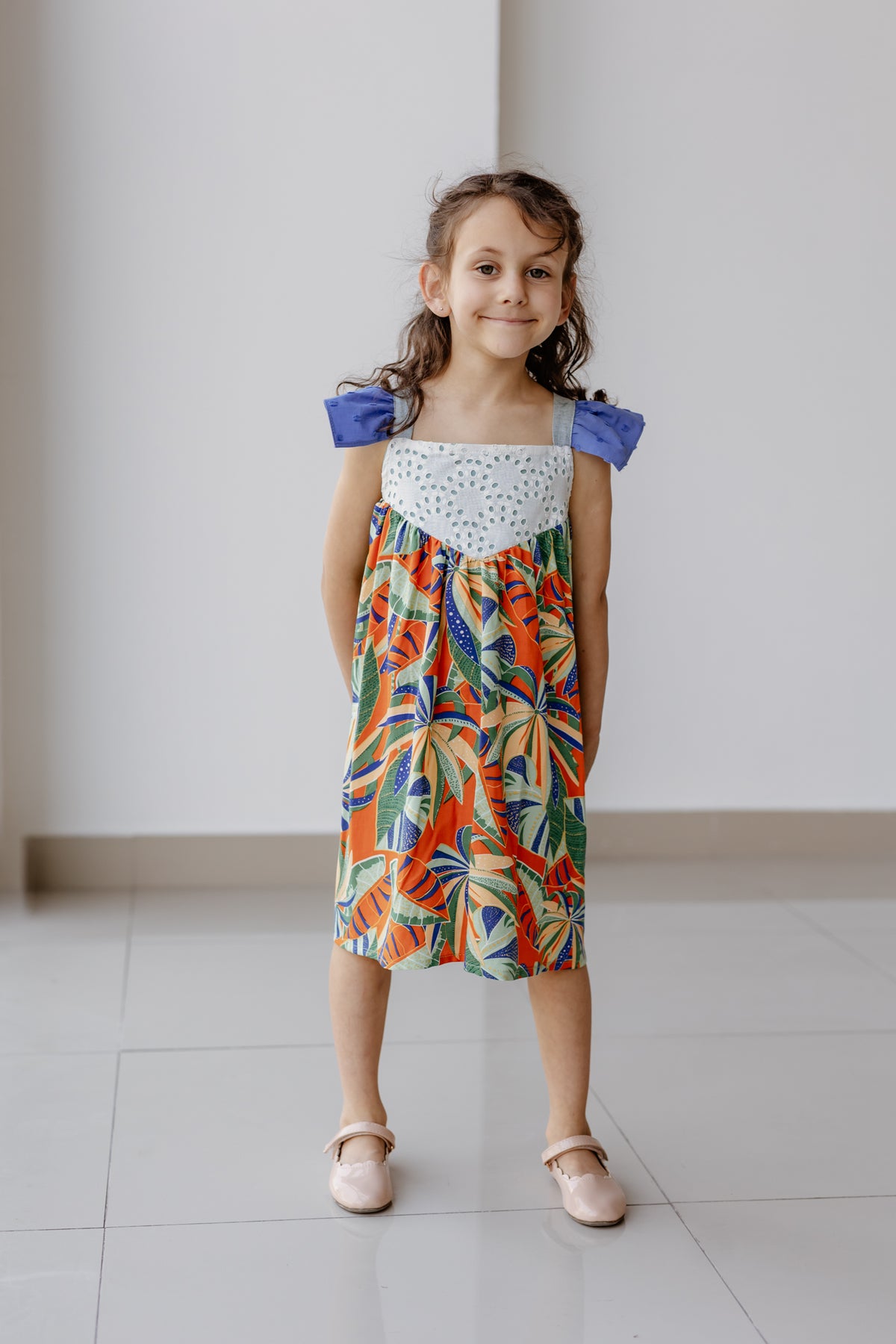 Vestido Canto Azul 12 años