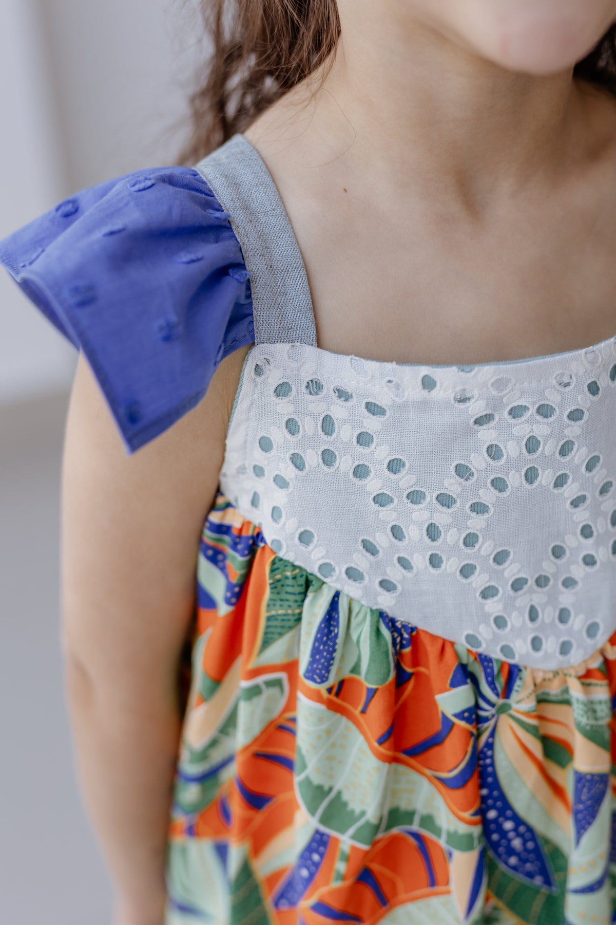 Vestido Canto Azul 12 años